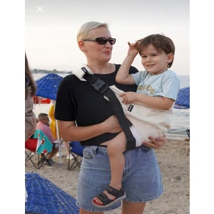 tinytrek Child Carrier - 10 Ay - 4 Yaş (18 Kg) Bej Çocuk Taşıyıcı I Ana Kucağı - Sling