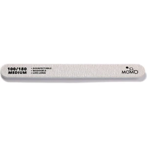 Momo Professional Protez Tırnak Kağıt Törpü, 100/180 Düz Oval Gri Tırnak Törpüsü