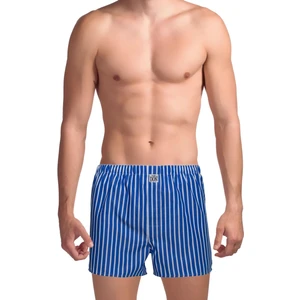 The DON Poplin Erkek Boxer Cerulean Mavi Çizgili