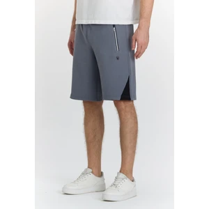 Erkek Polycotton Şort Gri 6048-G