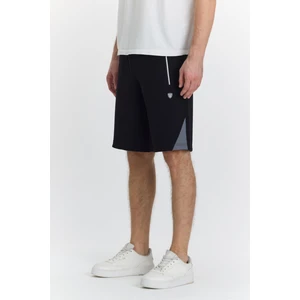 Erkek Polycotton Şort Siyah 6048-S