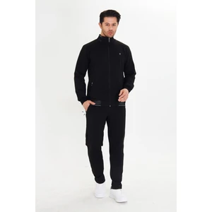 Marco Ferry Pamuklu Tam Fermuarlı Erkek Eşofman Takımı Siyah 5751-S