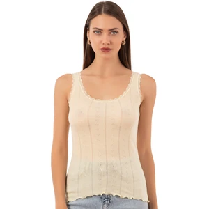 Özkan 23493 Kadın Transferli Ribana Kalın Askılı Atlet