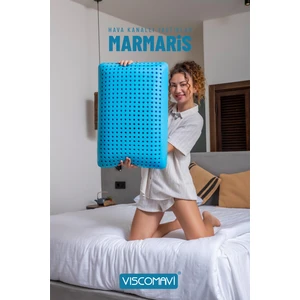 Ortopedik Visco Yastık (Marmaris Hava Kanallı Klasik Visco Yastık 60X40X15 Cm)