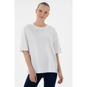 U.S. Polo Assn. Kadın Beyaz Tişört 50305810-VR013