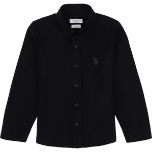 U.s. Polo Assn. Erkek Çocuk Siyah Gömlek Basic 50306584-VR046