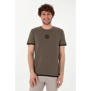 U.S. Polo Assn. Erkek Vizon Tişört 50306900-VR052