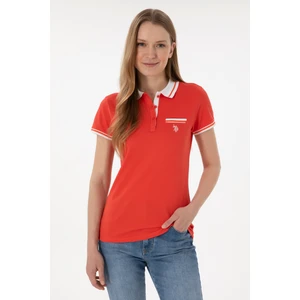 U.S. Polo Assn. Kadın Kırmızı Tişört 50305719-VR213