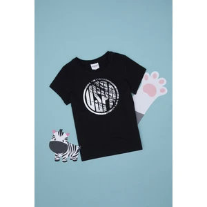 U.S. Polo Assn. Erkek Çocuk Siyah Tişört Basic 50306514-VR046