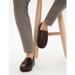 Pierre Cardin Erkek Kahverengi Kauçuk Taban %100 Deri Loafer Ayakkabı 50310148-VR029
