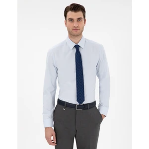 Pierre Cardin Erkek Açık Mavi Slim Fit Uzun Kollu Basic Gömlek 50307297-VR003