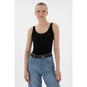 U.s. Polo Assn. Kadın Siyah Tişört Basic 50300895-VR046