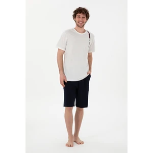 U.s. Polo Assn. Erkek Beyaz Pijama Takım 50309355-VR013