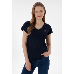 U.S. Polo Assn. Kadın Lacivert Tişört Basic 50305825-VR033