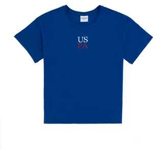 U.S. Polo Assn. Erkek Çocuk Saks Tişört Basic 50306498-VR045