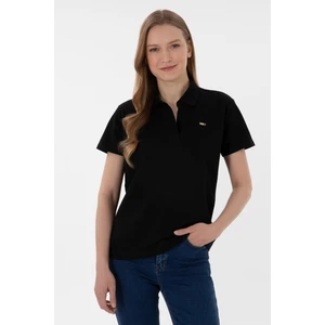 U.S. Polo Assn. Kadın Siyah Tişört Basic 50305700-VR046