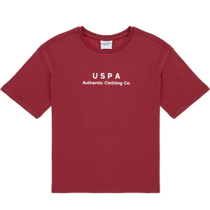 U.S. Polo Assn. Erkek Çocuk Vişne Tişört Basic 50306513-VR223
