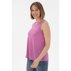 U.S. Polo Assn. Kadın Fuşya Tişört 50305819-VR023