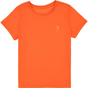 U.S. Polo Assn. Erkek Çocuk Nar Çiçeği Tişört Basic 50306502-VR039