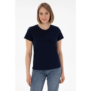 U.S. Polo Assn. Kadın Lacivert Tişört Basic 50305879-VR033