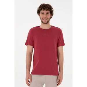 U.S. Polo Assn. Erkek Vişne Tişört 50300268-VR223