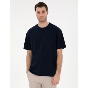 Pierre Cardin Erkek Lacivert Comfort Fit Basic Tişört 50306991-VR033