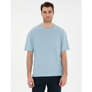 Pierre Cardin Erkek Açık Mavi Comfort Fit Basic Tişört 50306991-VR003