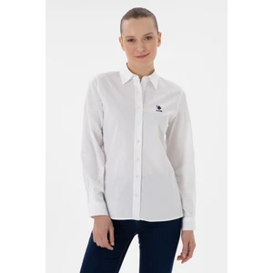 U.s. Polo Assn. Kadın Beyaz Gömlek Basic 50298091-VR013