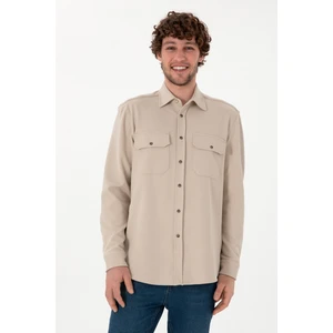 U.s. Polo Assn. Erkek Taş Gömlek Örme 50305605-VR049