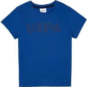 U.S. Polo Assn. Erkek Çocuk Saks Tişört Basic 50306483-VR045