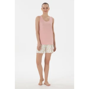 U.s. Polo Assn. Kadın Somon Pijama Takım 50312916-VR047