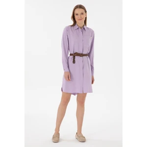 U.s. Polo Assn. Kadın Lila Elbise (Dokuma) 50301228-VR034