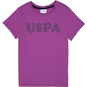U.S. Polo Assn. Erkek Çocuk Menekşe Tişört Basic 50306483-VR037