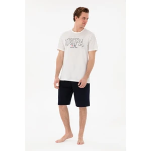 U.s. Polo Assn. Erkek Beyaz Pijama Takım 50309291-VR013
