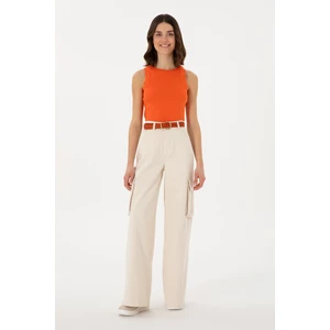 U.s. Polo Assn. Kadın Ekru Pantolon (Jean) 50304313-VR019