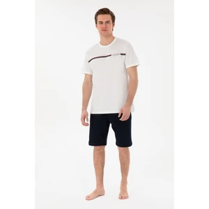 U.s. Polo Assn. Erkek Beyaz Pijama Takım 50309174-VR013