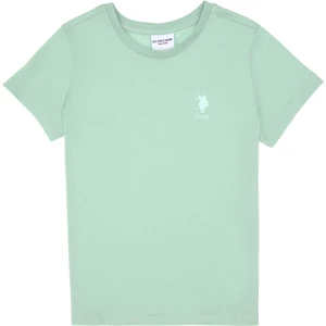 U.S. Polo Assn. Erkek Çocuk Su Yeşili Tişört Basic 50306502-VR048
