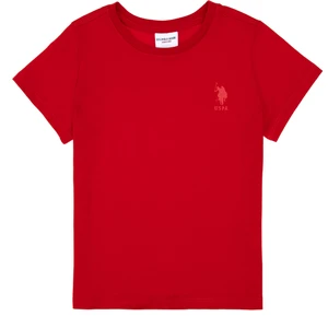 U.S. Polo Assn. Erkek Çocuk Kırmızı Tişört Basic 50306502-VR030