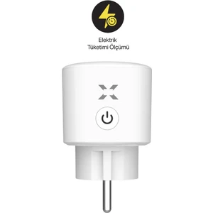 Xenon Smart Akım Korumalı Mobil Uygulama ile Uzaktan Kontrol Edilebilen Enerji Ölçümlü Akıllı Wi-Fi/Bluetooth Priz X7010