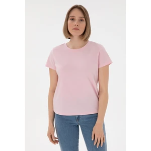 U.S. Polo Assn. Kadın Açık Pembe Tişört Basic 50305879-VR078