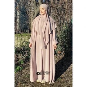 Asil Ferace Sufle Peçe Takım Bej