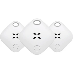 Xenon Smart Air Tag Akıllı Bluetooth Takip Cihazı Anahtar Çanta Kayıp Eşya Bulucu Uzun Pil Ömürlü IOS Uyumlu 3 Adet X6601