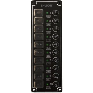 SHUIVAN 10'lu Switch Panel İzoleli Sigorta Paneli