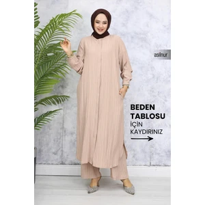 Merve Pamuklu Umre Takımı Bej