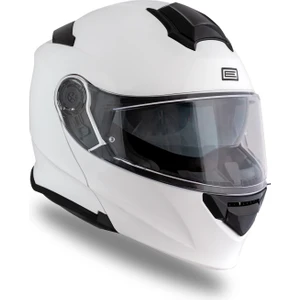 Delta Basic Beyaz Çene Açılır Kask