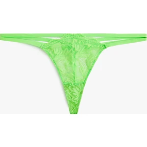 Standart Bel Dantelli String Külot