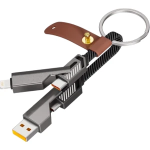 Çok Hızlı 60W Kısa USB To + Lightning+Type-C Sarj Kablosu For Laptop,macbook,notebook,iphone,samsung