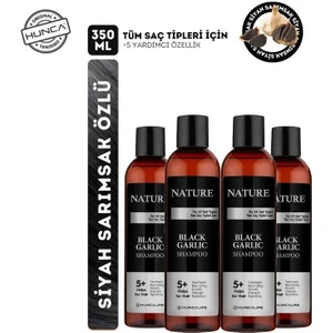 Nature Siyah Sarımsaklı Şampuan 4 Adet x 350 ml