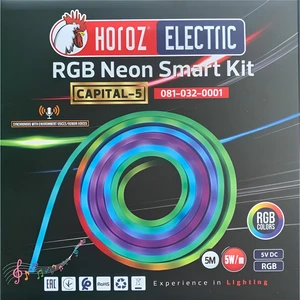 Horoz Rgb Şerit LED Neon Smart Kit(Sese Duyarlı) 5mt
