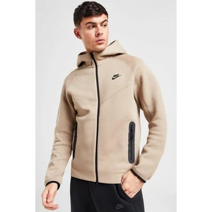 Tech Fleece Full Zip Windrunner Hoodie Navy Kapüşonlu Unisex Sweatshirt Kahve